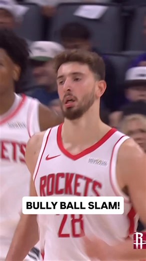 NBA on Instagram: "@alperen.sengun powers his way down the lane for the @houstonrockets SLAM! 💥"