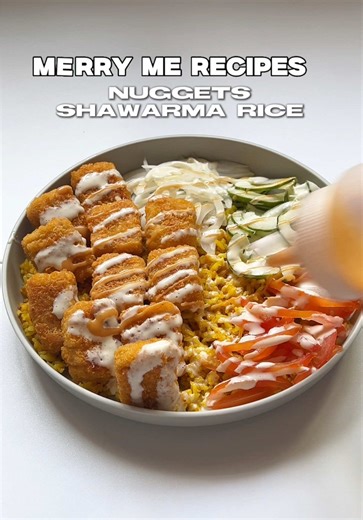 Delicious Plant-Based Nuggets Shawarma Rice Bowl Recipe
