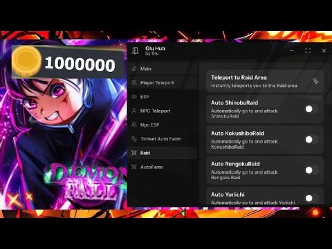 *INF YEN* Demonfall Script Inf yen,God mode, Auto Parry, Auto Farm and More