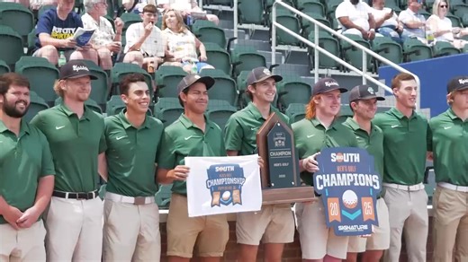 You’ve seen a ceremonial first pitch before, but now you’ve seen a ceremonial first putt! Thanks to the Hub City Spartanburgers for the love yesterday! #SpartanArmy ⚔️ | USC Upstate Athletics