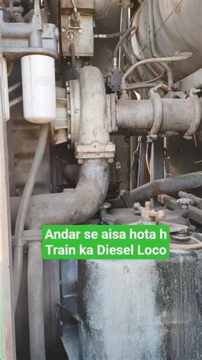 Inside View of Diesel Engine #railwayjasoos