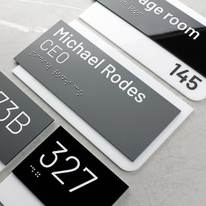 Bsign - Apartment Door Number Sign Plate for Hotel or Office - Unit Room Numbers Plaque - Etsy