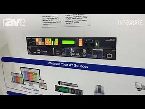 Integrate 2019: Extron Shows SMP 351 Streaming Media Processor for Simultaneous Recording, Streaming
