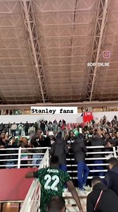 Akors Adams greeting with naija fans After the big win 💥💥💚💚💚💚🌟🌟🌟 | Stanley fans