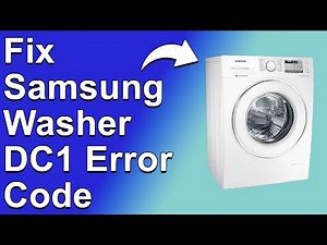 How To Fix The Samsung Washer DC1 Error Code - Meaning, Causes, & Solutions(Troubleshoot Easily)