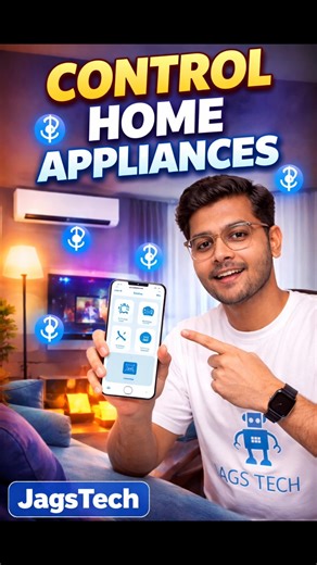 Control your Home Lights using Phone 📱 #smarthome #homeautomation #jagstech #esp32 #arduino #robot