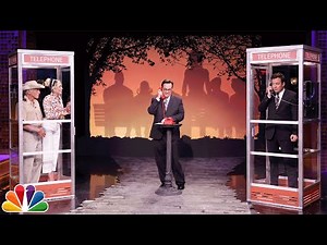 Phone Booth with Miley Cyrus