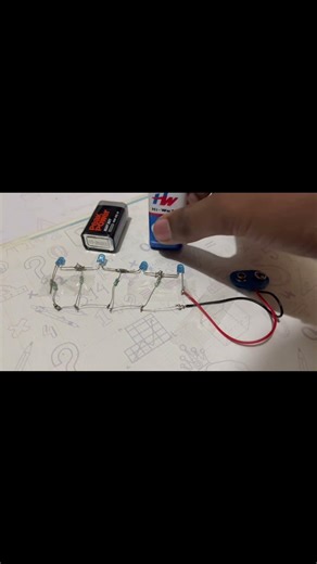 9V Battery Charging Level Indicator Circuit #diy #voltage #indicator #circuit #viral #crative #like