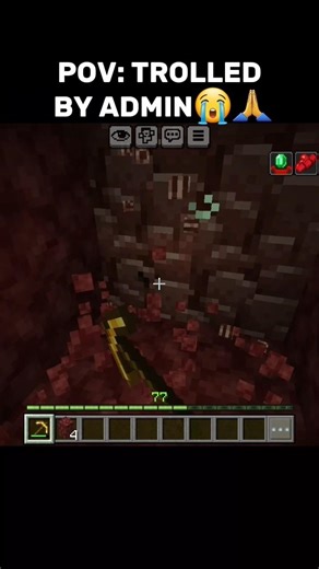POV: TROLLED BY ADMIN IN MINECRAFT SERVER 😭🙏