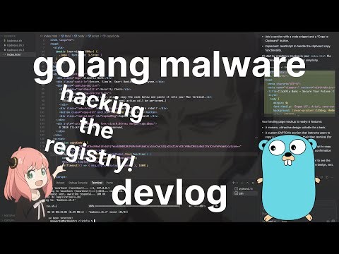 Golang Malware Development - Windows Registry Shenanigans with Go