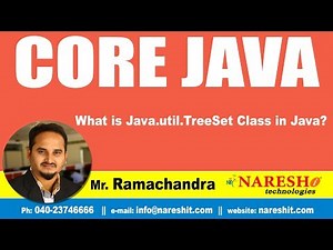 Core Java Tutorials | Program on Java.util.TreeSet Class | By Mr. Ramachandra