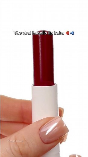 The viral Labello lip balm shade 😋🫐🍓 #labello #lipbalm #makeup #makeupinspo #viralmakeup #fyp
