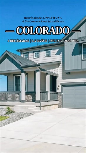 ✨ Interés desde 3.99% FHA/VA (si calificas) ✨ 4.5% Convencional (si calificas) 🛏️ 4 recámaras 🛁 2.5 baños 📐 2,644 pies cuadrados 💲 $524,950 📍 Bennett, Colorado 📲 Para más información, envíame un mensaje: Maria Pinon 📞 720-548-7449 🤝 Listing courtesy of Richmond American