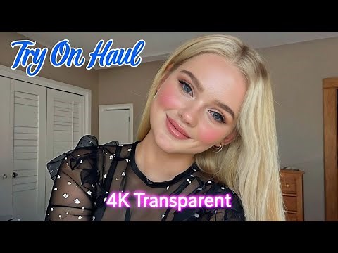 4K ✨ Transparent Lingerie & See-through Styles | Shein 2025 Bikini Try-On Haul 💃