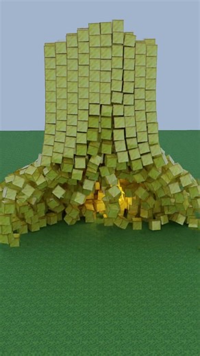 Minecraft explotion #minecraft #animation #creeper #fyp #foryou