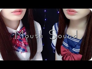 ［ASMR］Twin Mouth sounds [no talking] Kiss Sound, Lip Sound