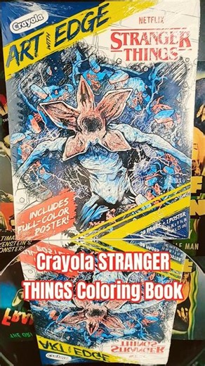 Crayola STRANGER THINGS Coloring Book