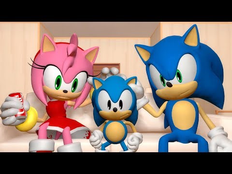 NEW Sonic x Amy EPIC LOVE STORY | Happy House | SAVE Amy vs Shin Sonic in Gmod