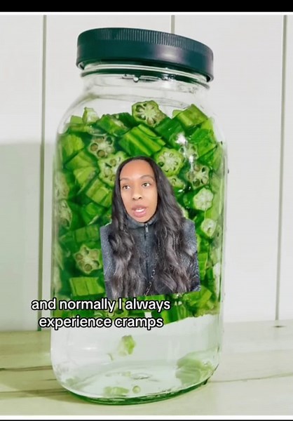 Okra water while on period benefits! No more pain and shorter periods!