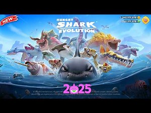 Hungry Shark Evolution - New Shark Update 2025- All Sharks Unlocked - Hungry Shark - Shark Game