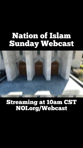 Be our guest every Sunday morning at Mosque Maryam in Chicago. 💻 Or watch live online at 10am CT webcast.noi.org #NOISundays #Farrakhan | The Nation of Islam