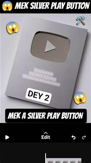 I MEK A SILVER PLAY BUTTON 😱#saher #shorts #youtubeshorts