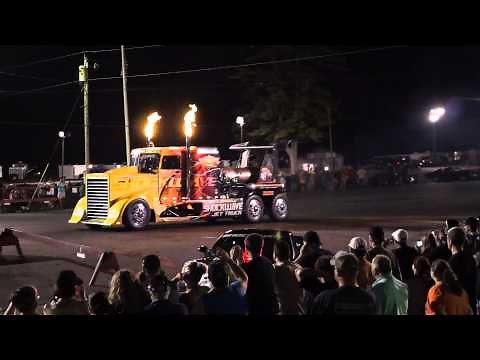 shockwave triple jet peterbuilt semi truck