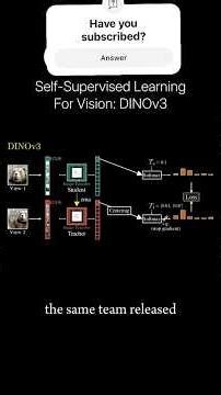 Self-Supervised Learning For Vision: DINOv3