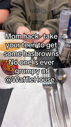 Just add food is usually my answer to most problems actually 😂 #wafflehouse #momofteens #parentsoftiktok