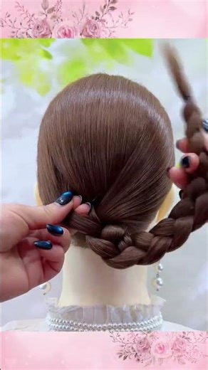 Quick & Easy Hairpin Updo Tutorial - Braiding Skills for Beginners