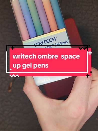 writech gel pens ombre space up #journalpens #journaling #gelpens #goodwritingpens #tiktokshopstockup