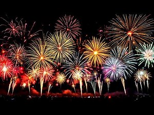 Relaxing Fireworks Show | Ambient Sounds, Visuals & 741Hz Frequency