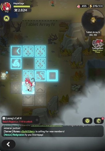 (Kingdom Decryption) Loong Haven: Tablet Array IV (60, 40) Location | Sword x Staff
