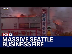 80+ firefighters on scene of building fire in Seattle | FOX 13 Seattle