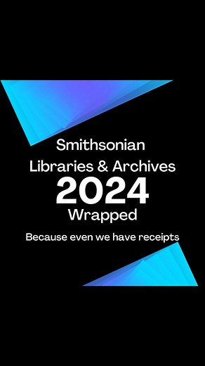As we count down to 2025, let’s reflect on 2024—knowledge, curiosity, and, yes, a few inbox surprises. Books, borders, clicks, and a solid start... But 2025? That’s the year we’re going all in and getting ready for our glow up! From all of us at Smithsonian Libraries and Archives, cheers to a happy, healthy, and absolutely glowing New Year! #SmithsonianLibrariesAndArchives #2024Wrapped #GlowUpGoals #HappyNewYear2025 | Smithsonian Libraries and Archives
