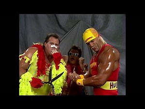 Hulk Hogan, Brutus "The Barber" Beefcake & Jimmy Hart - Titanium Promo! 1993 (WWF)