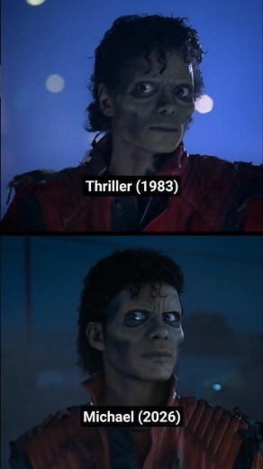 Thriller (1983) vs. Michael (2026) #shorts