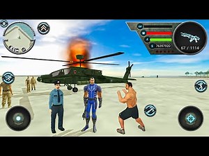 Rope Hero Revolution - Open World Game with Car Bike and Helicopter #3 - Android Gameplay