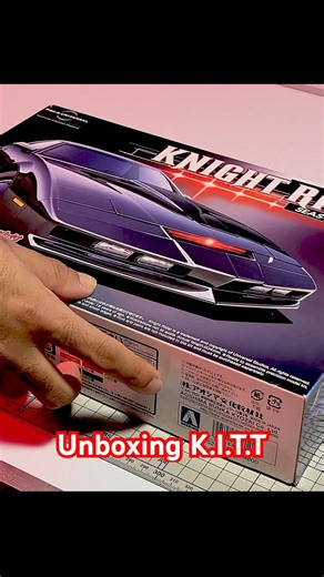 Let’s unbox the Knight Rider 📦 #knightrider #80s #124scale #aoshima