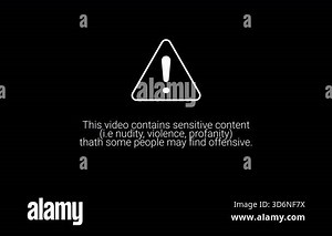 Sensitive Content Warning Restricted Access Digital Upset Privacy Censorship. High quality 4k footage
