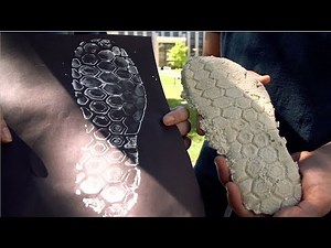 Can you make a plaster cast like a crime scene investigator?