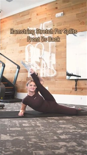 "Hamstring Stretch For Splits 🔥 Front Vs Back – Which One Is Better?"