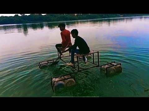 how to make swimming boat || air inflatable boat