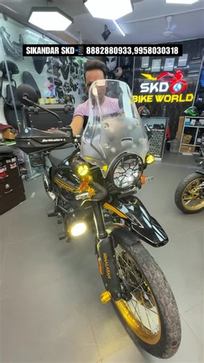 SKD BIKE WORLD on Instagram: "HIMALAYAN 450 Modified 2025 Model | “Top Modifications for the Royal Enfield Himalayan 450!” #viral #reels #instagram #trending #skdbikeworld"