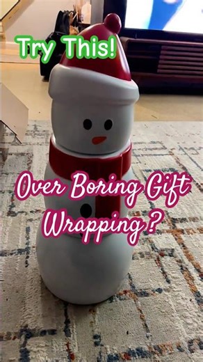 Dollar Tree Gift wrapping Hack | Secret Santa