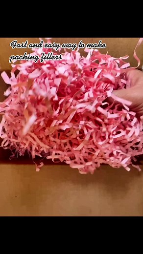 How we make paper packing fillers - cheap, fast and easy #smallbusiness #smallbusinessowner #smallbusinesstiktok #fyp #etsy #etayseller #etsyshop #smallbusinesshack #pinktreestickers #turorial #diy