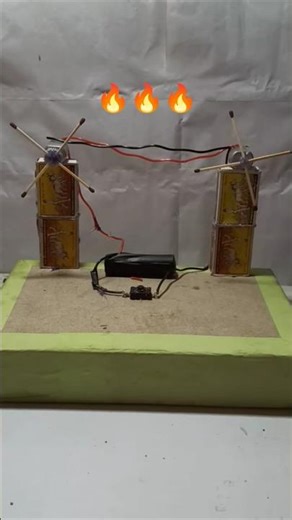 Mini Motor Se Fire Effect Machine Banaya 😱 | Amazing DIYCopy code#MiniMotor #DIYProject #