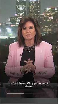 NBC helicopter crashes in LA, killing at least three