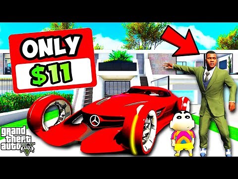 Franklin Buying EVERYTHING For $11 in GTA 5 | SHINCHAN and CHOP