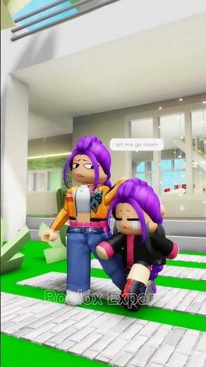 Cute Rumi doesn't want to go to school 😂 | am not cute anymore #roblox #shorts #robloxshorts